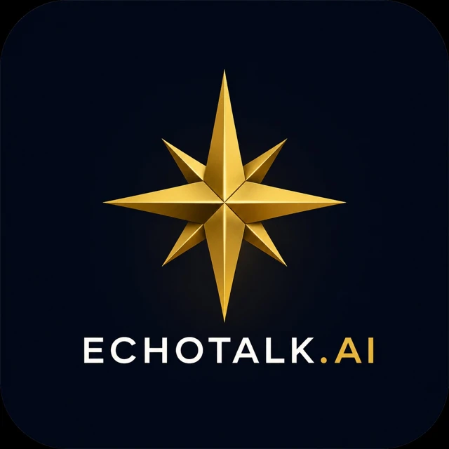 Echotalk.AI compass logo